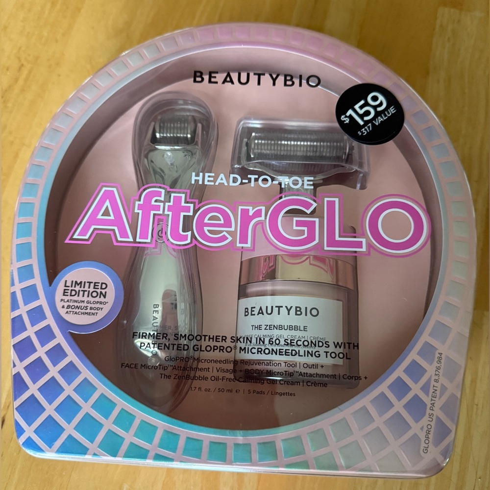 GloPRO Skincare Tool with Face and Body Attachments